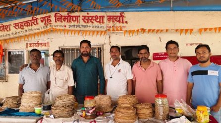 मनोज जरांगे पाटील यांच्या मोहिमेच्या समर्थनार्थ उलवेच्या उन्नती सोसायटीचा एक शिदोरी आरक्षणाची उपक्रम